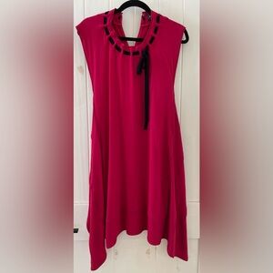 Stunning Proenza Schouler Designer Cocktail Dress Fuchsia Size 6  M Retail $1200